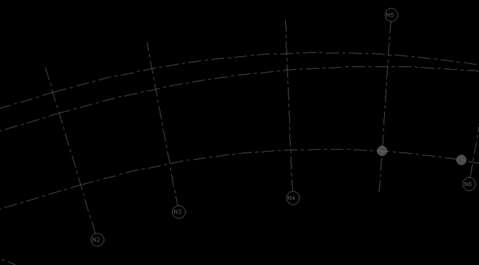 A quick fix for gridline bubbles that do not copy/monitor on the same ends of the gridlines