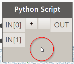 Edit a python script in Dynamo