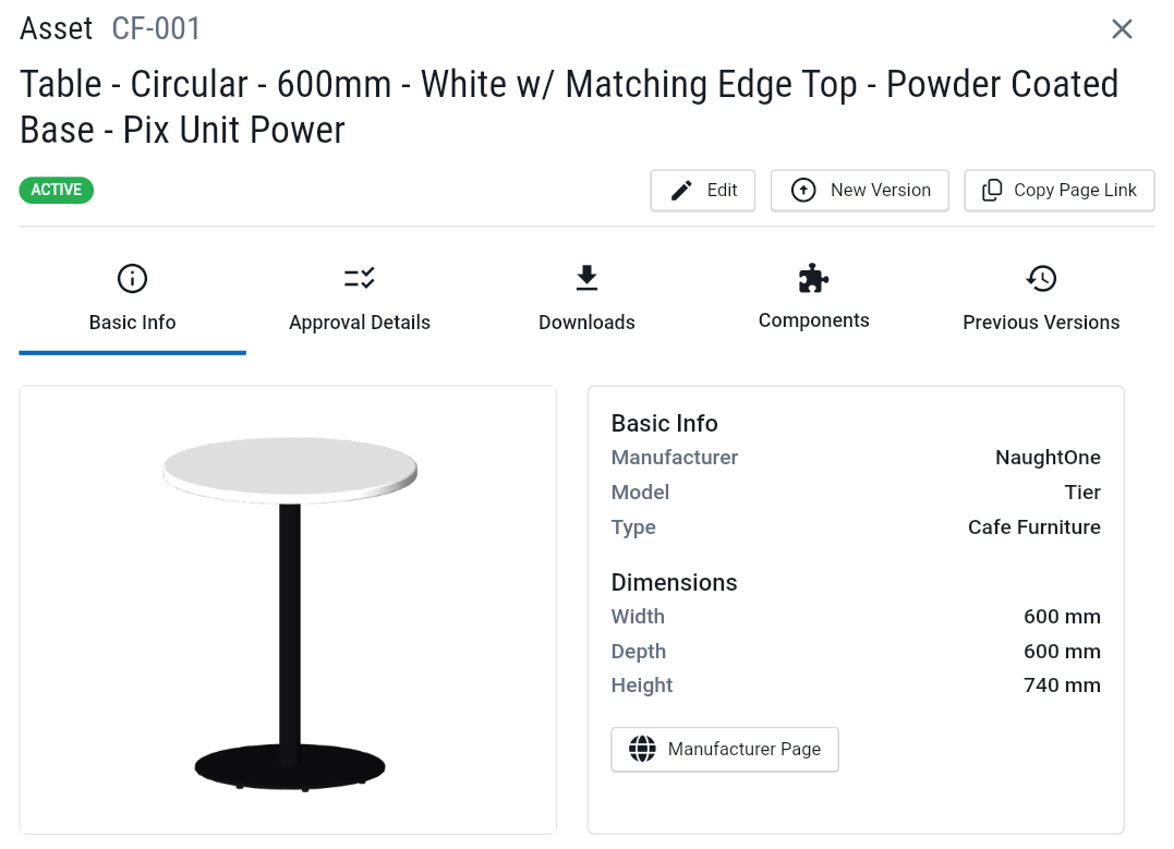 Ephany - an asset catalog including metadata.