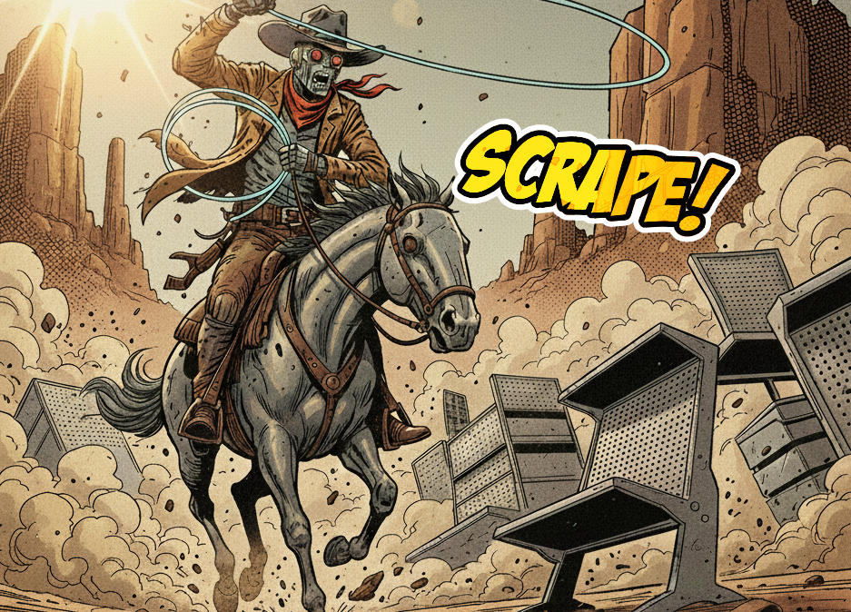 Data wrangler scraping asset data